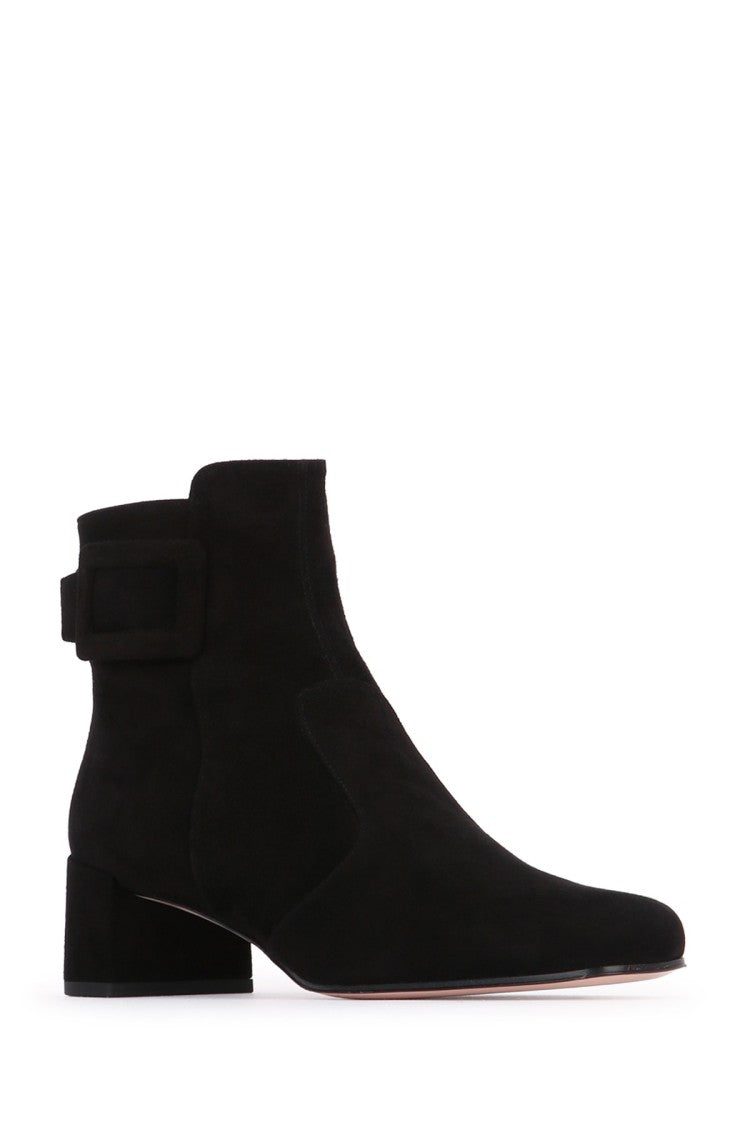 Roger Vivier Black Suede Bootie