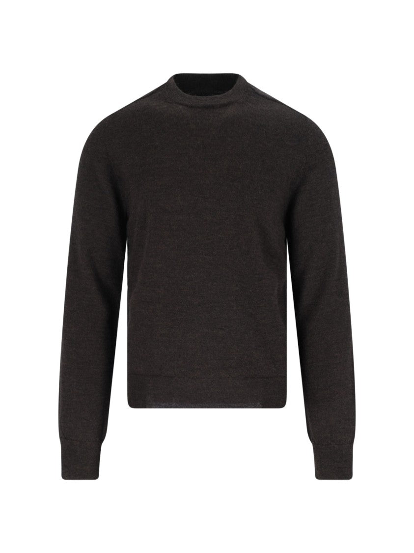 Maison Margiela Wool Crewneck Sweater – Black