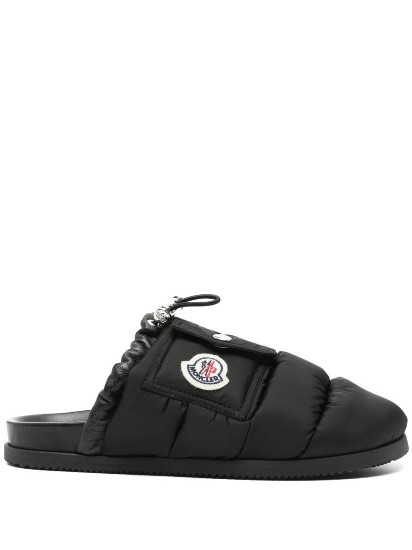 Moncler Padded Quilted Mon Pocket Slippers