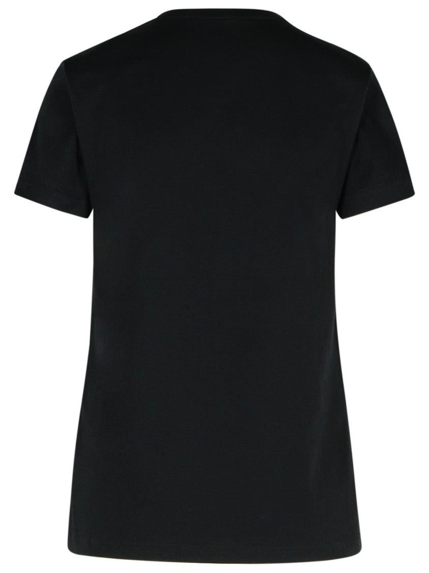 Moncler Black Cotton T-Shirt