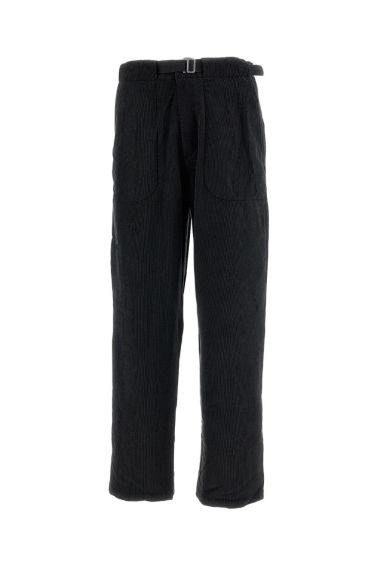 Pas Normal Studios Black Off-Race Technical Wide Straight-Leg Pants