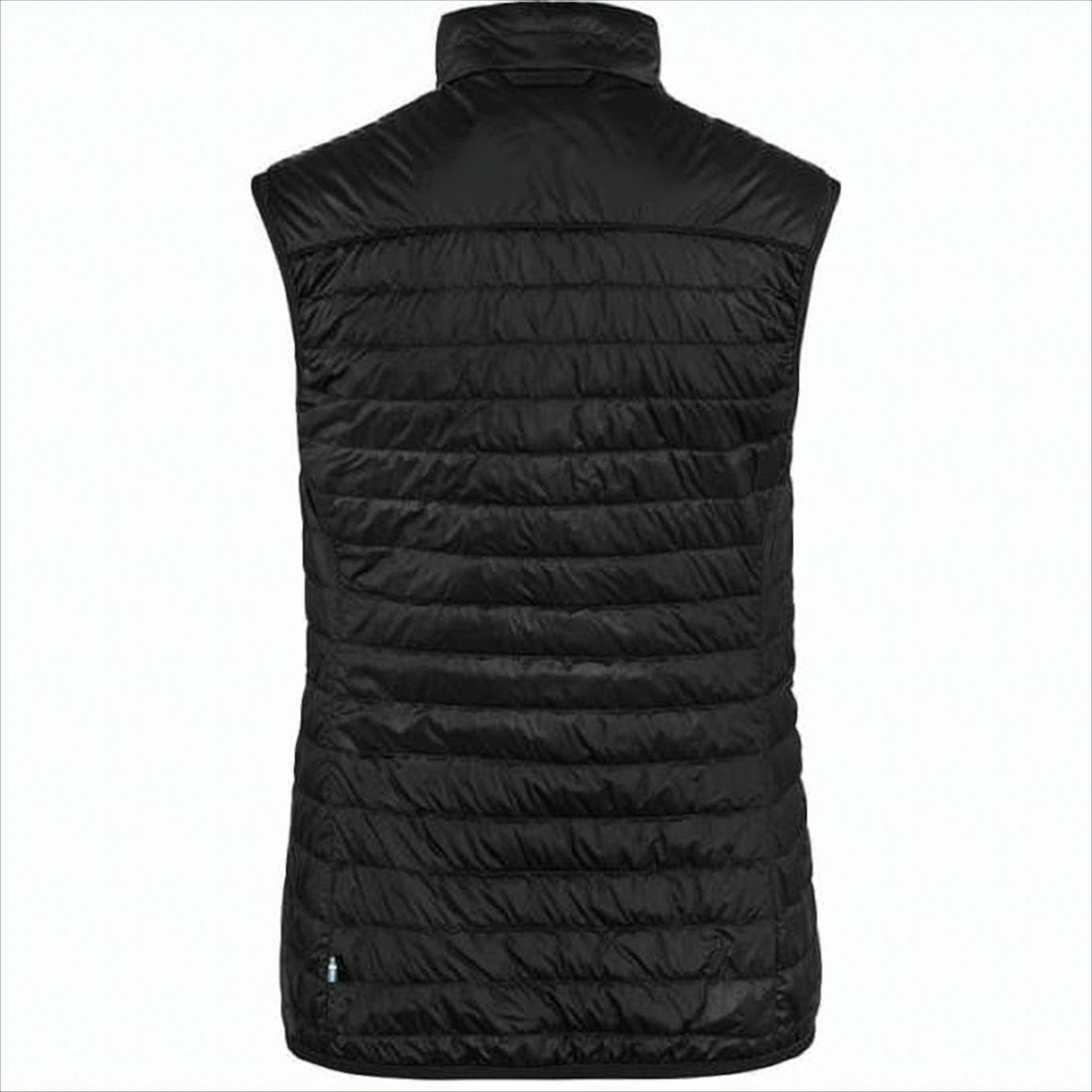 Fjallraven Kanken Quilted Sleeveless Vest With High Collar And Logo Detail