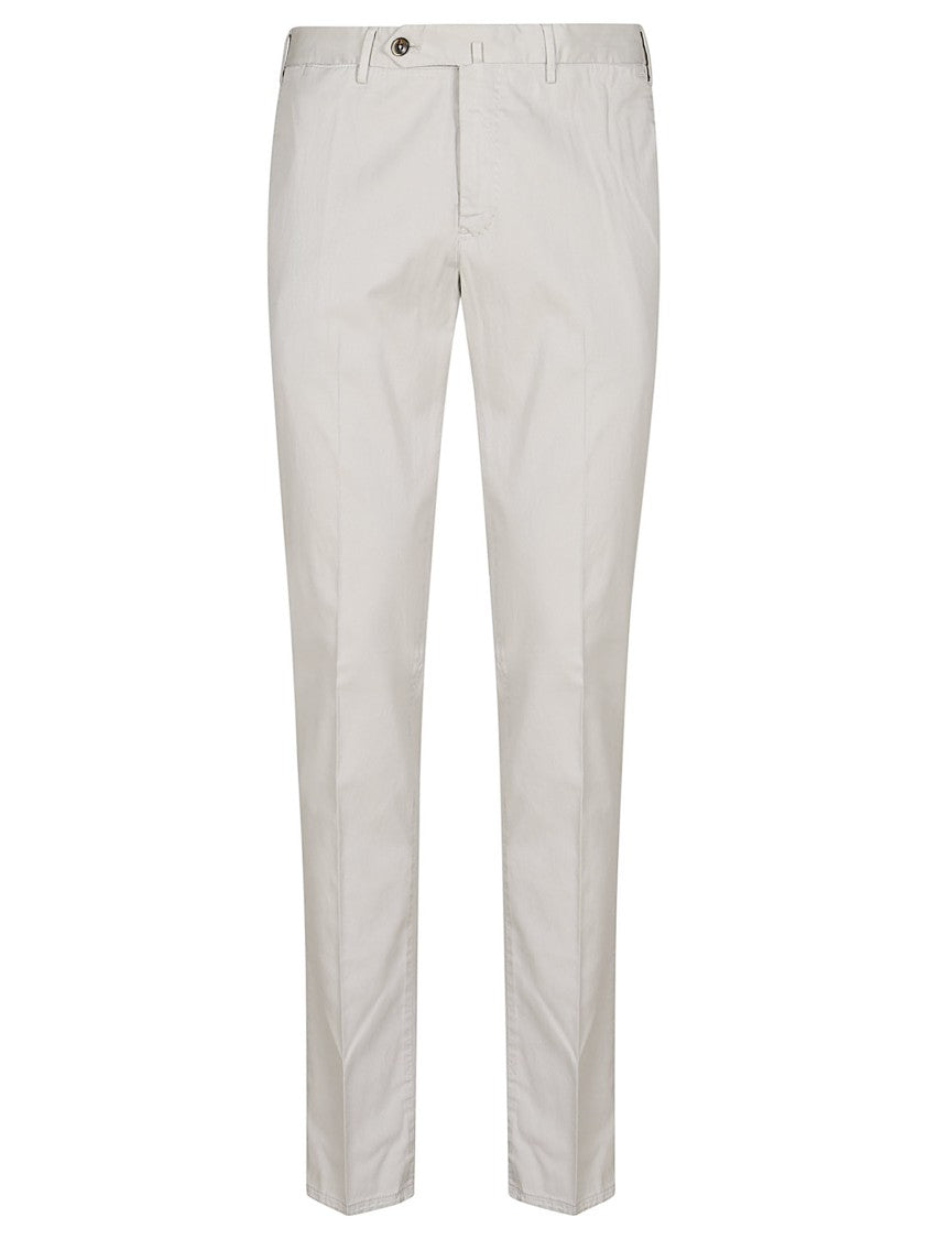 Pt Torino Tailored Slim-Fit Trousers With Classic Pressed Crease