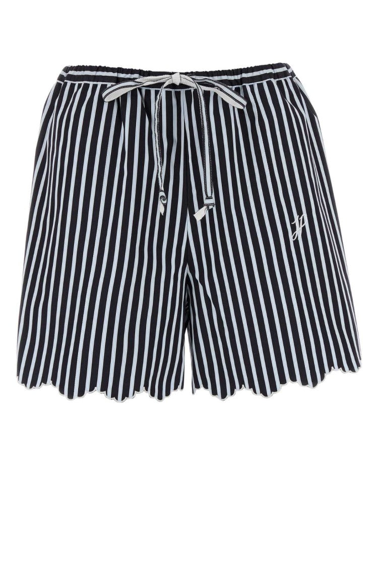 Patou Embroidered Cotton Shorts