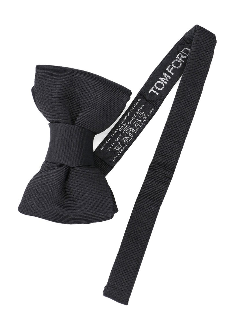 Tom Ford Silk Bow Tie – Black