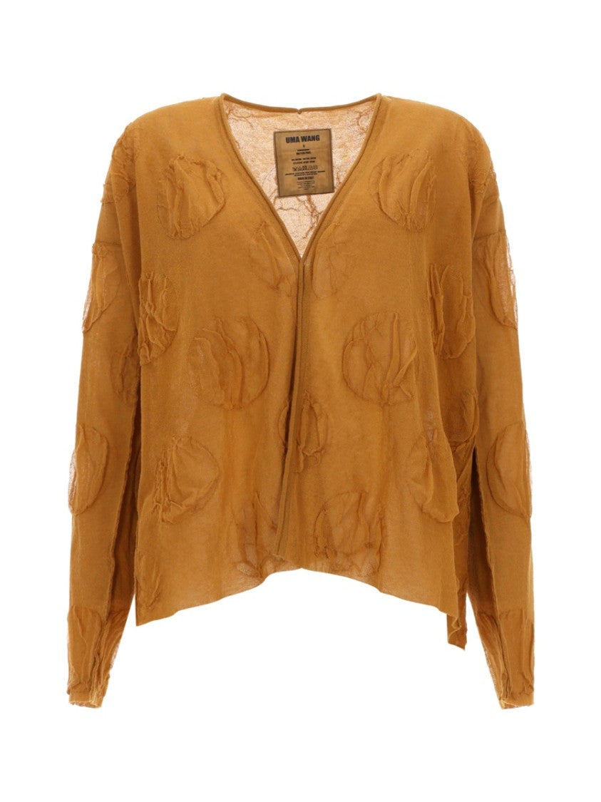 Uma Wang Fine Knit Cotton-Blend Cardigan
