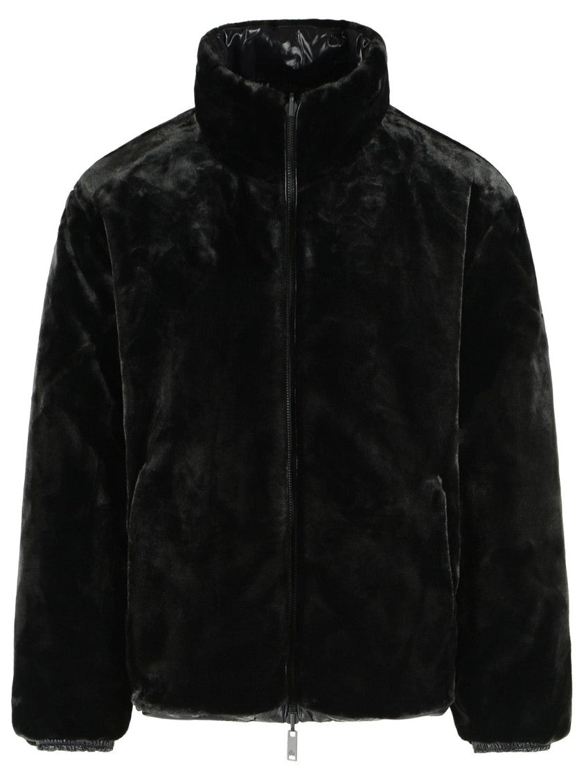 Moose Knuckles 'King' Reversible Black Nylon And Polyester Down Jacket
