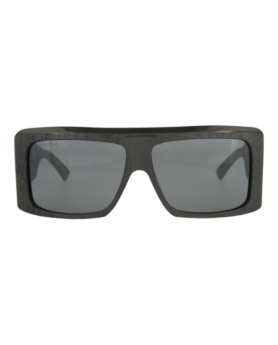 Balenciaga Square-Frame Acetate Sunglasses With Saddle Nose Bridge