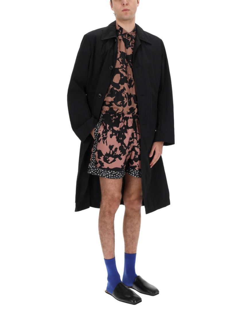 Dries Van Noten Neutrals Rankles Knee-Length Polyamide Parka