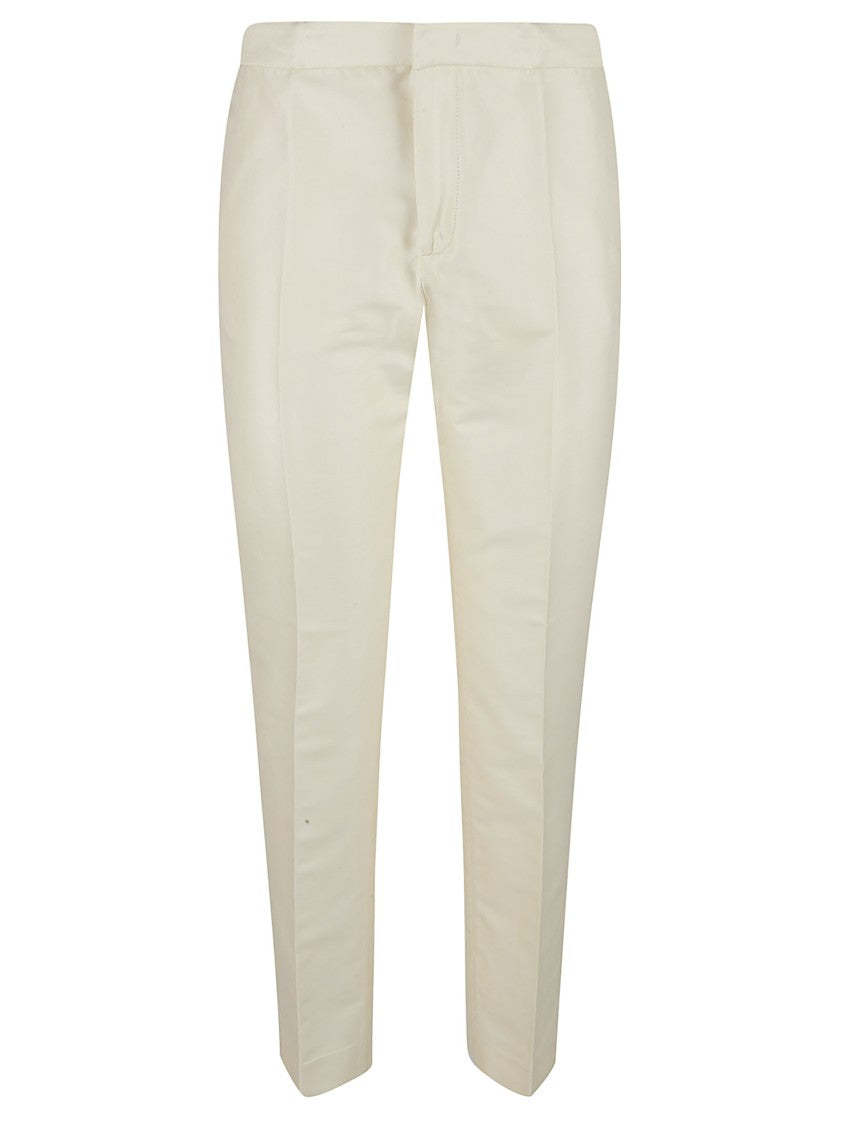 Fabiana Filippi Tailored Yellow Trousers With Straight-Leg Silhouette