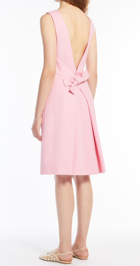 Max Mara Structured A-Line Dress With Bow Detail