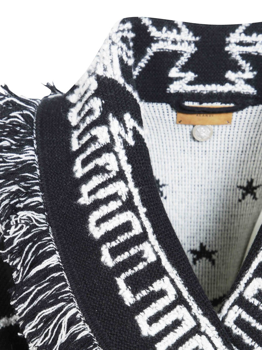 Alanui Canyon Spirit Southwestern Pattern Fringe Cardigan