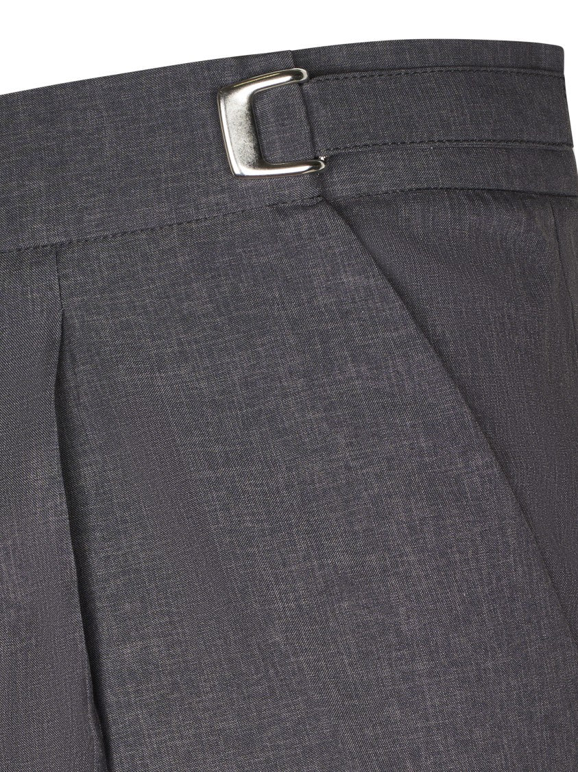 Cellar Door Tailored Trousers With Tapered Leg And Front Pleats