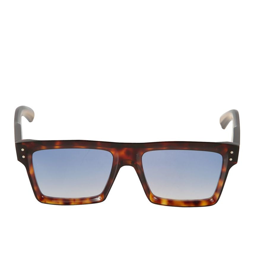 Kador Premium 7 Rectangular Tortoiseshell Sunglasses With Gradient Blue Lenses