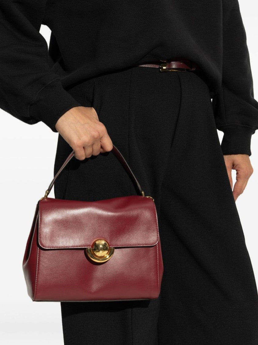 Furla Structured Rectangular Handbag With Gold-Tone Closure