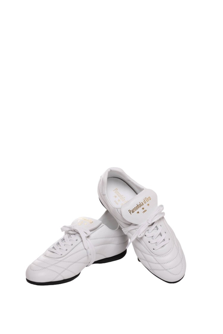 Pantofola D'oro Blue Soft Nappa Leather Vibram Sneakers