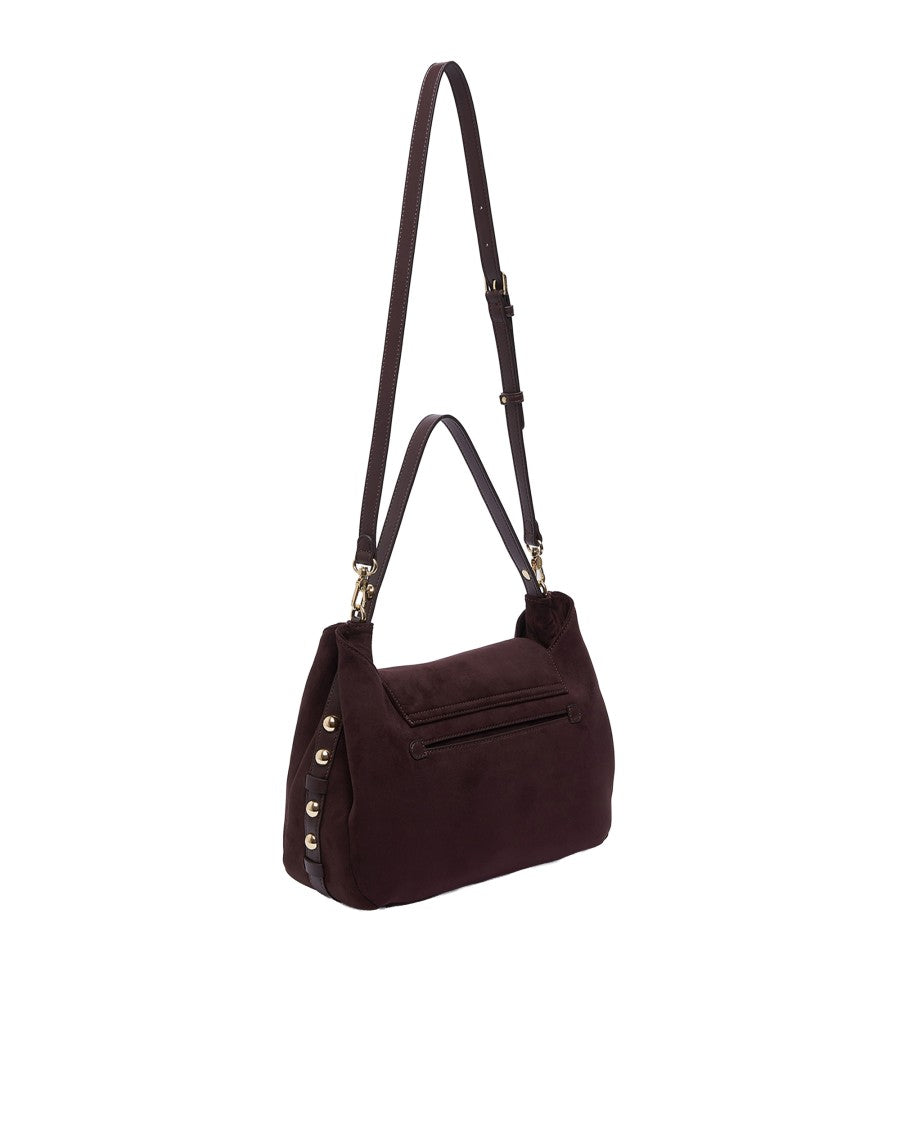Liu Jo Aubergine Medium Microfiber Handbag