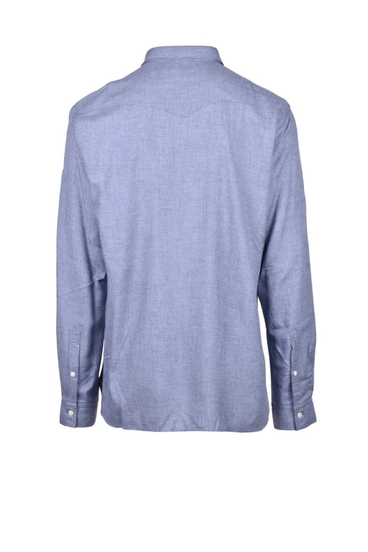 Tintoria Mattei 954 Light Blue Modal/Merino Wool Shirt