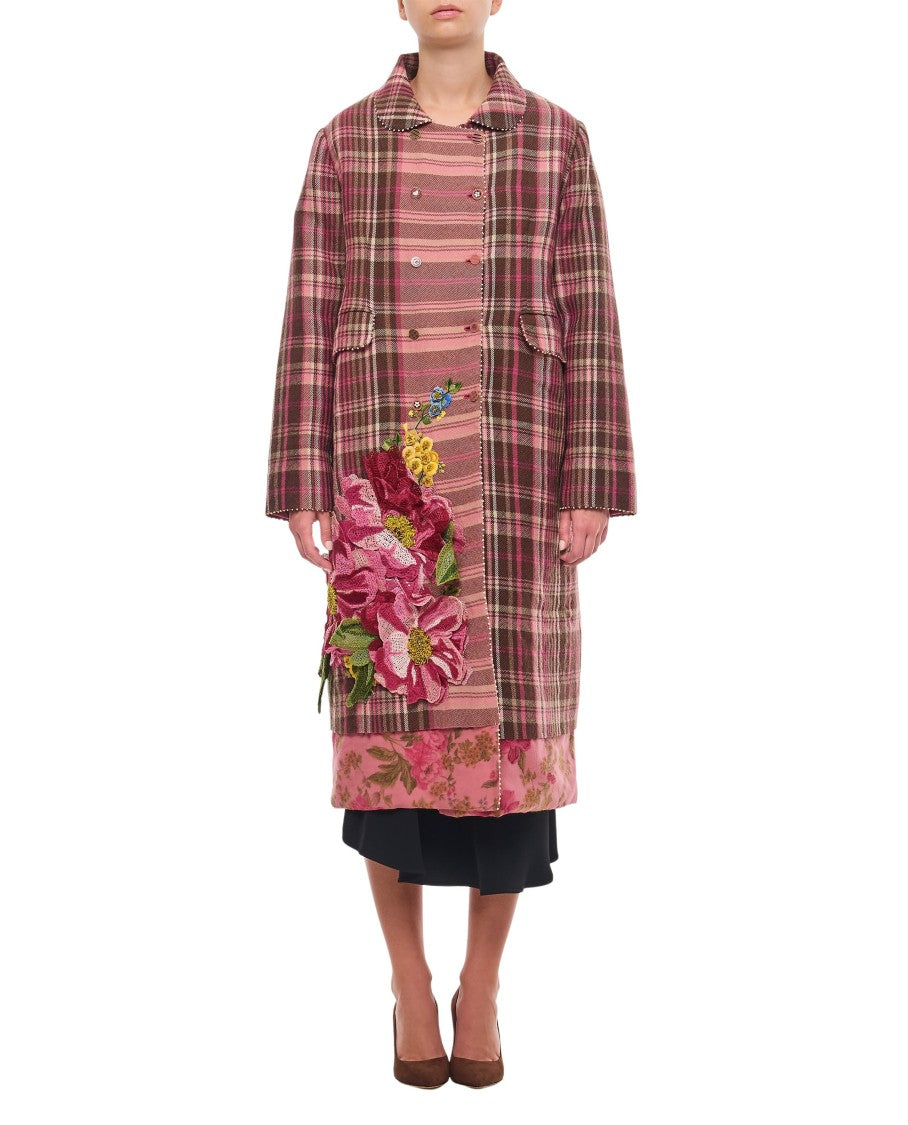 Pero Embroidered Double Breasted Coat