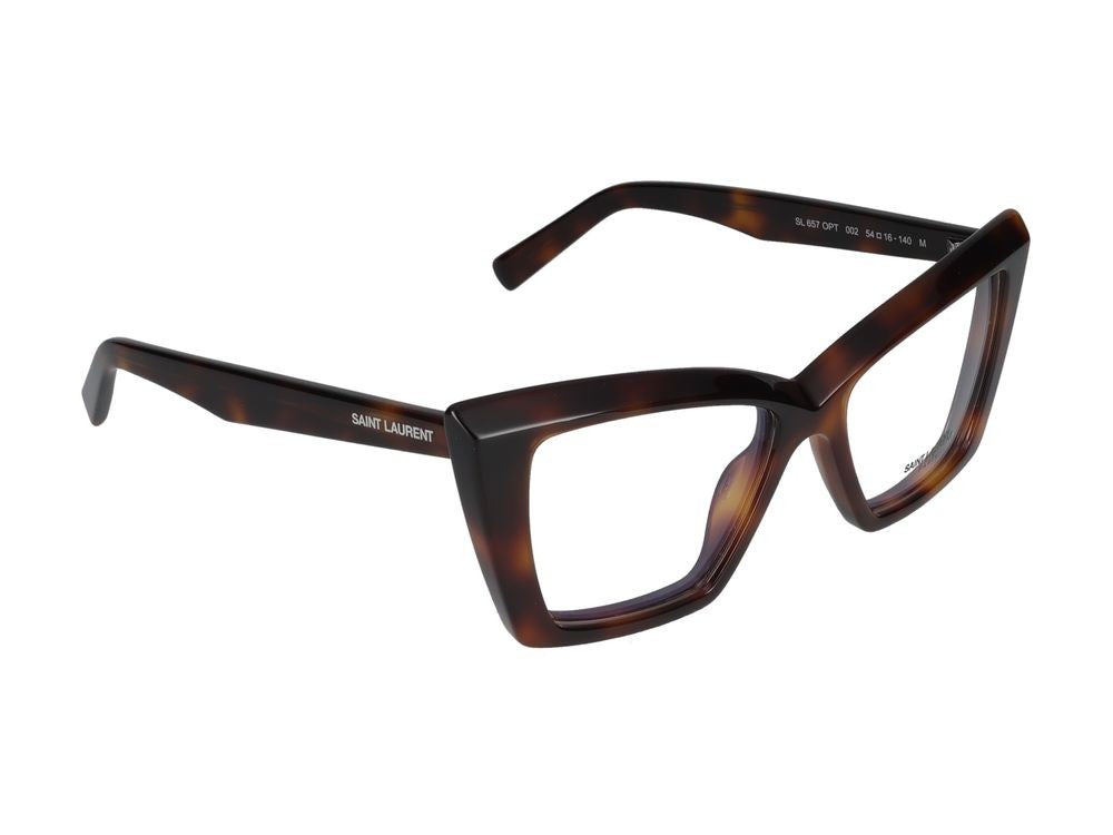 Saint Laurent Eyeglasses Sl 657 Opt 002 Havana Transpa 54/16/140