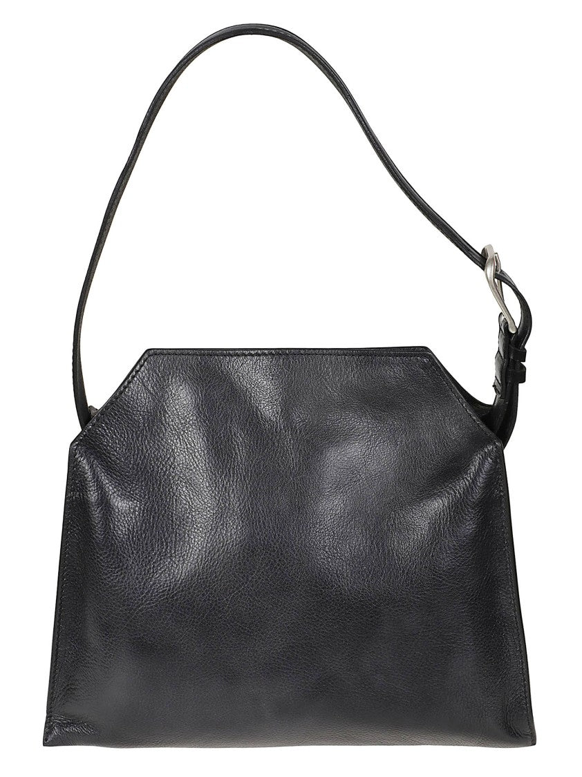 Orciani Trinity Small Calf Leather Shoulder Bag