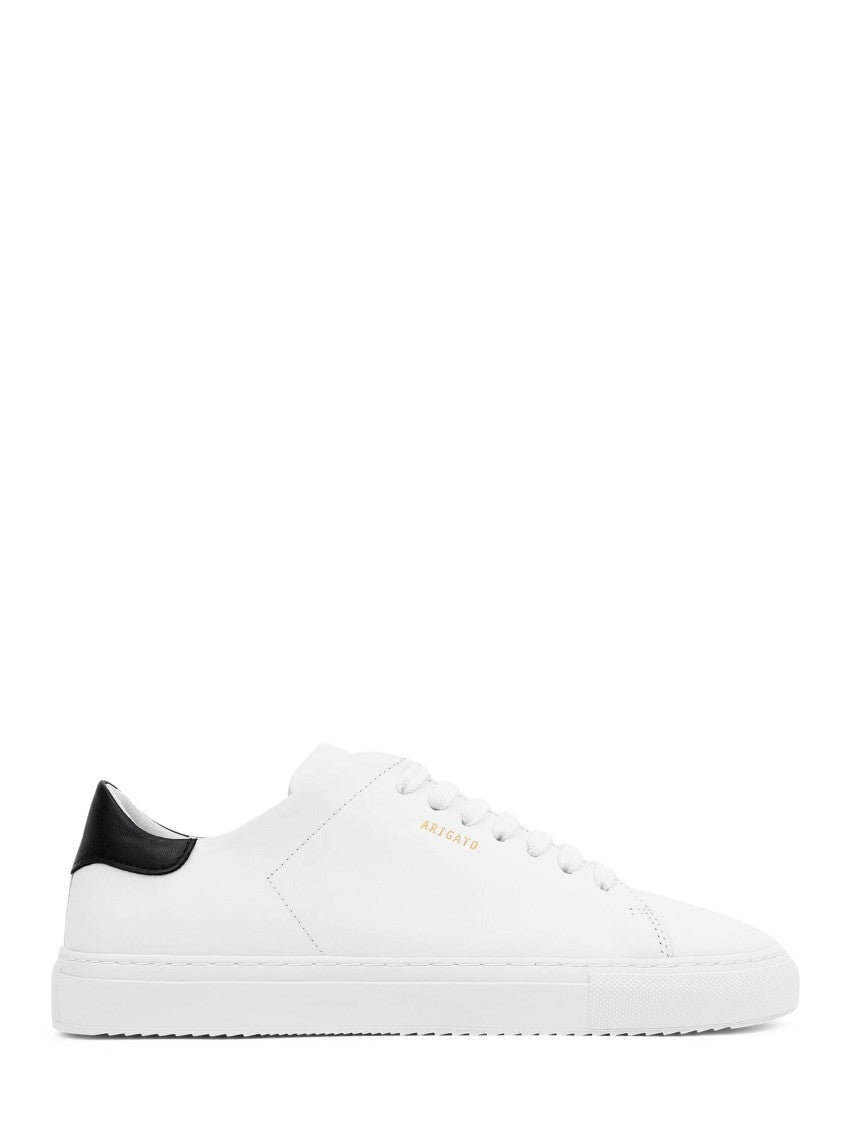 Axel Arigato Clean White Leather Low-Top Sneakers