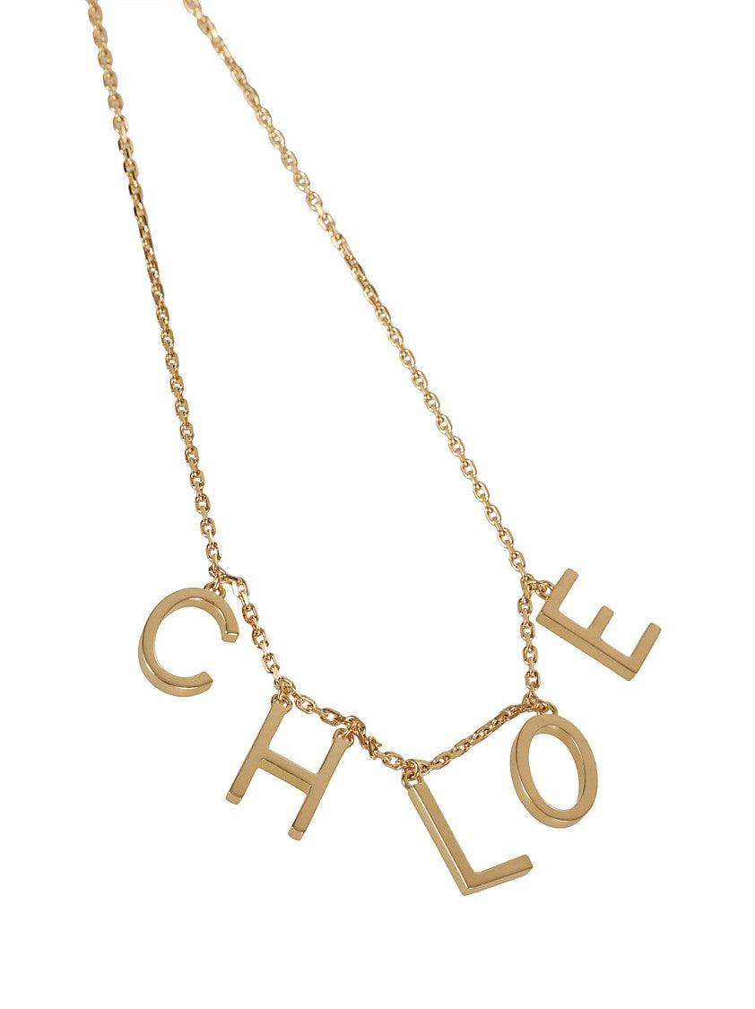 Chloé Charms Necklace With Individual Letter Accents