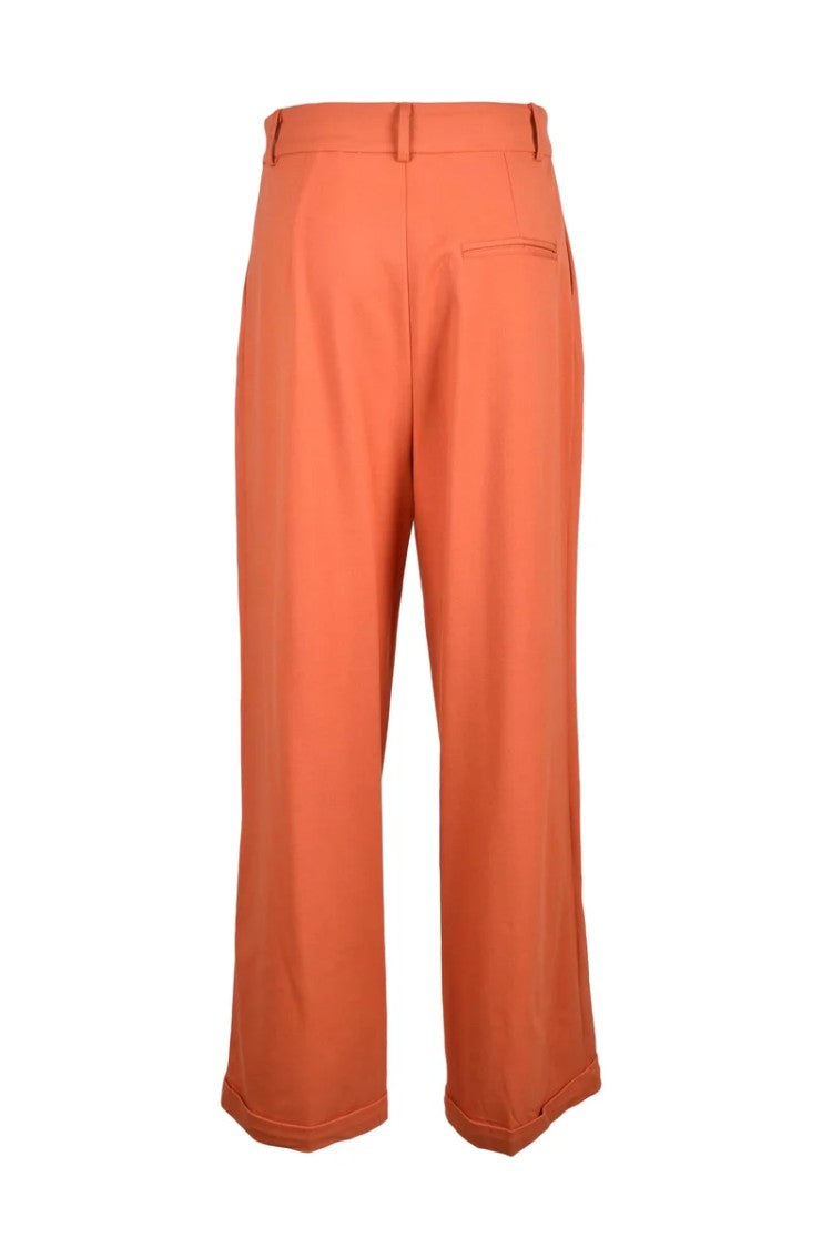 Weili Zheng Cropped Pants - Orange