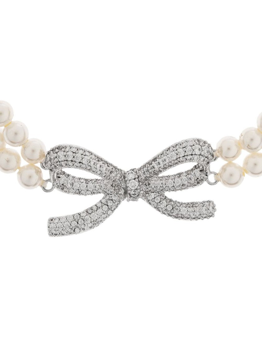 Self-Portrait Double Strand Pearl Bracelet