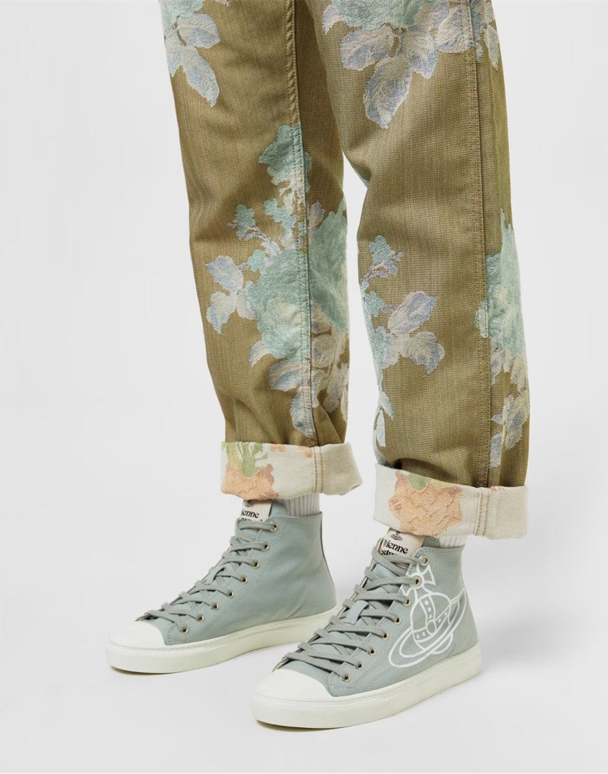 Vivienne Westwood Plimsoll Logo High-Top Sneakers