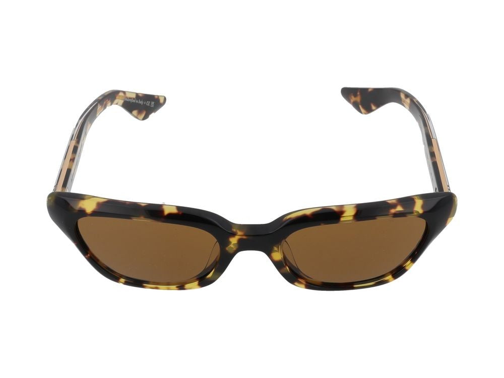 Oliver Peoples Bold Tortoiseshell Frame Cat-Eye Acetate Sunglasses