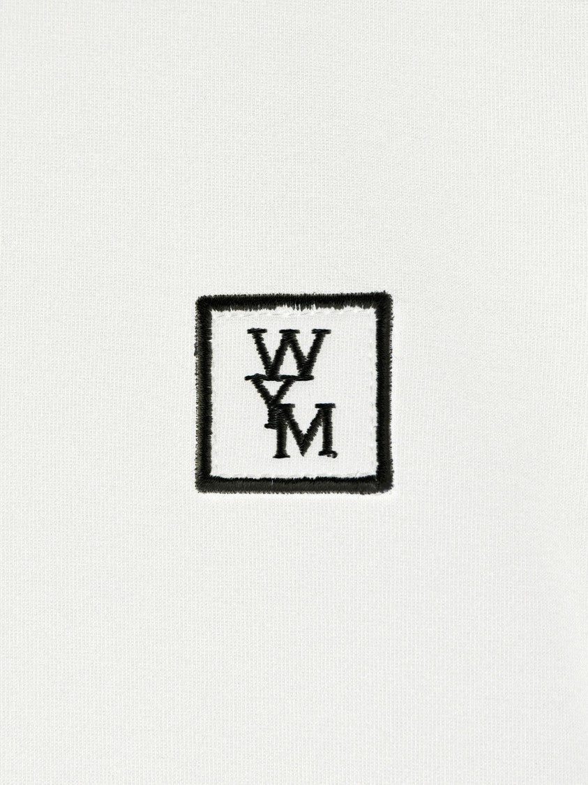 Wooyoungmi Round Neck Cotton T-Shirt With Signature Logo