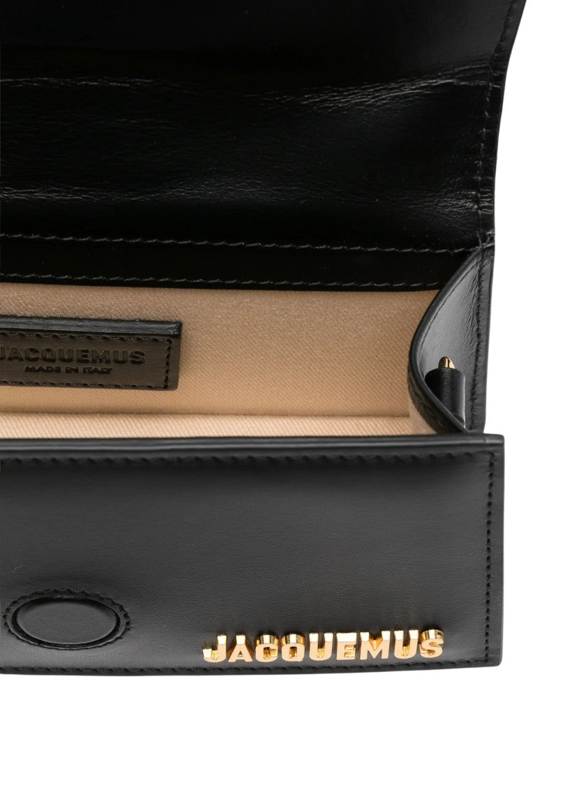 Jacquemus Black Leather Le Bambino Tote Bag
