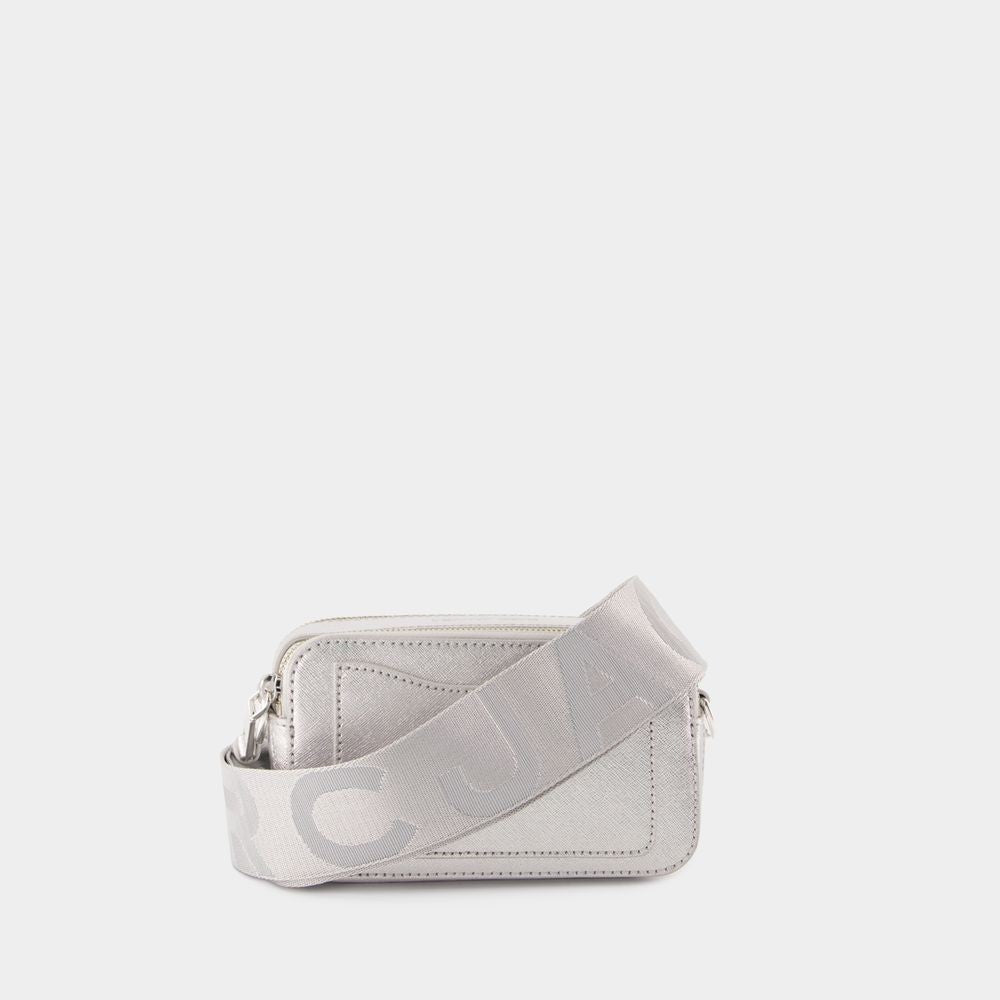 Marc Jacobs The Snapshot Crossbody - Leather - Silver