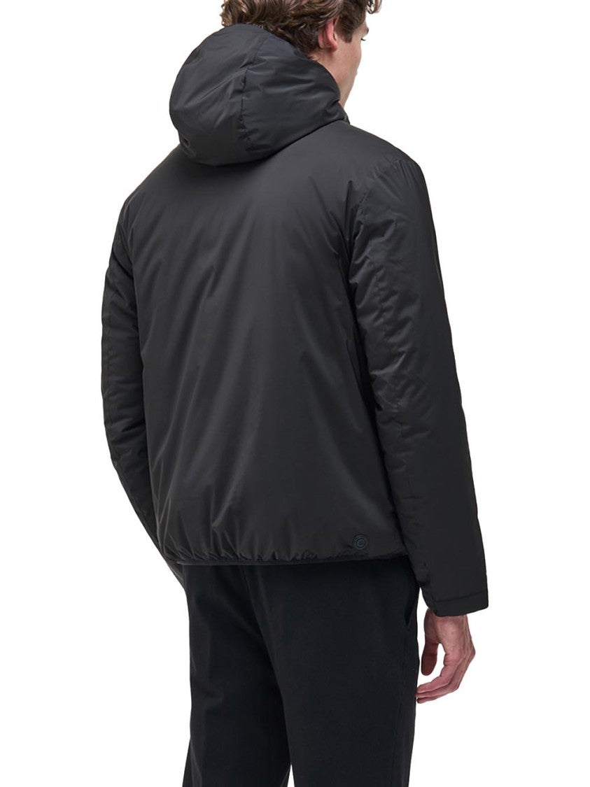 Colmar Black Minimalist Hooded Jacket