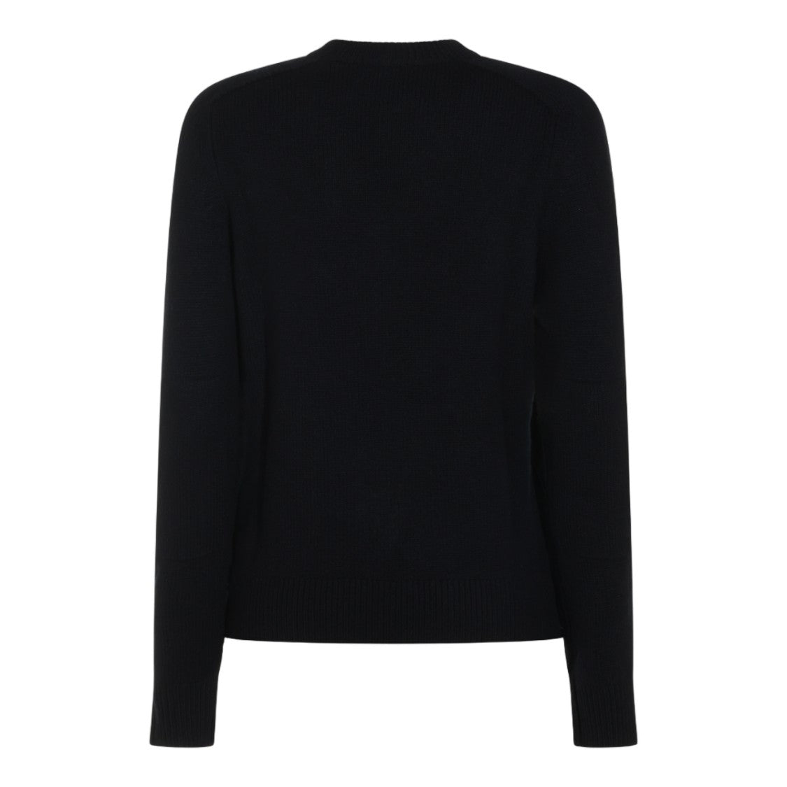 Burberry Black Ribbed Knit Sweater
