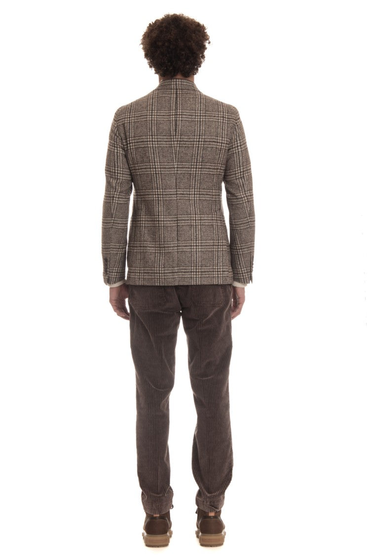 Tagliatore Prince Of Wales Wool-Alpaca Jacket