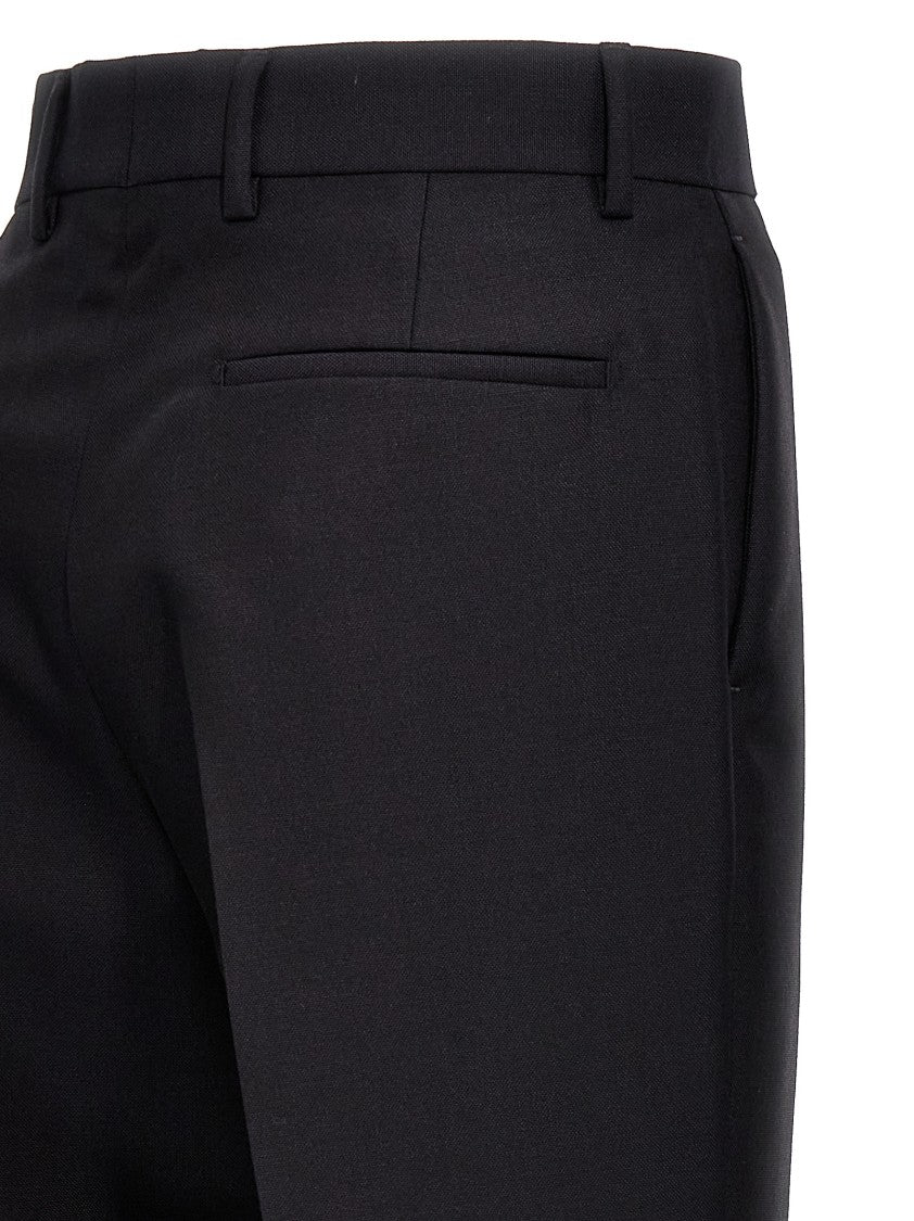 Prada Slim-Fit Mohair Wool Trousers