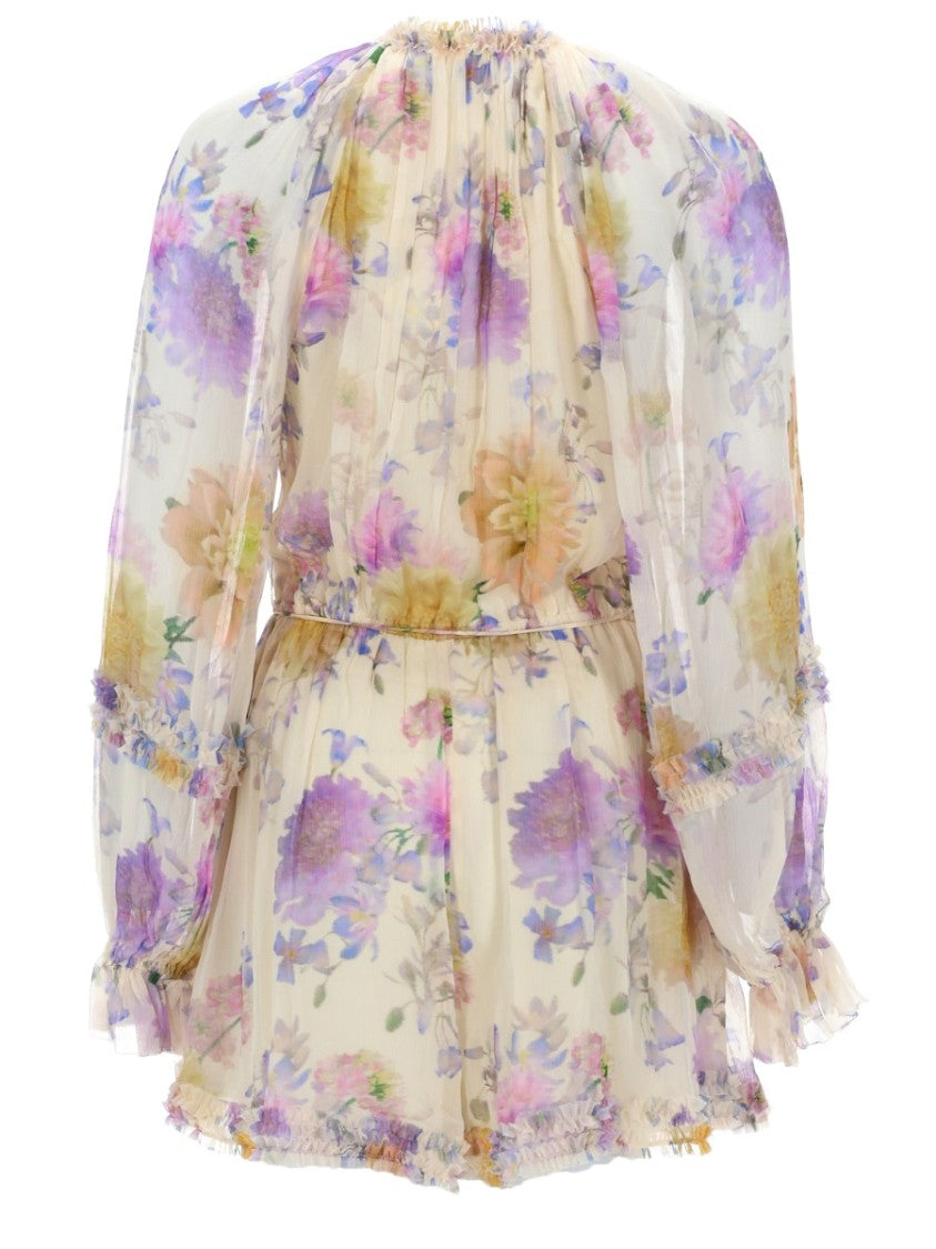 Zimmermann Luna Ruffle Flowy Day Dress