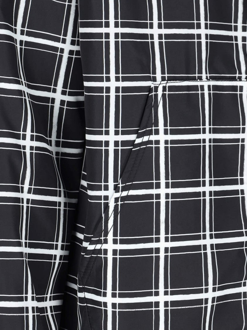 Marni Checked Quilted Puffer Jacket – Black