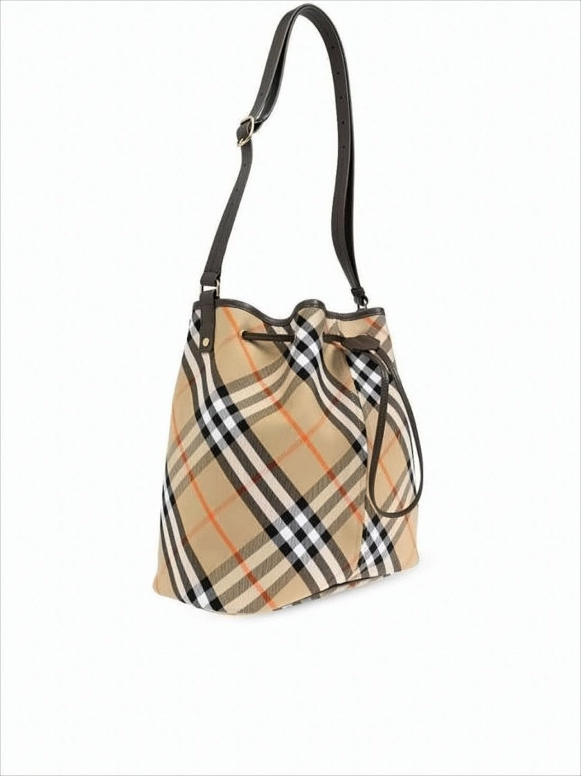 Burberry Vintage Check Bucket Shoulder Bag