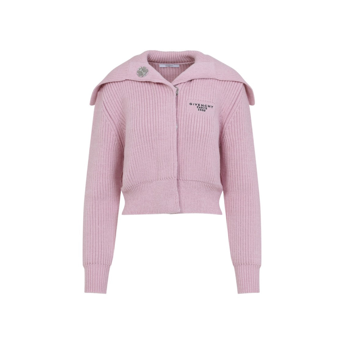 Givenchy Ribbed Knit Sweater With Cropped Silhouette