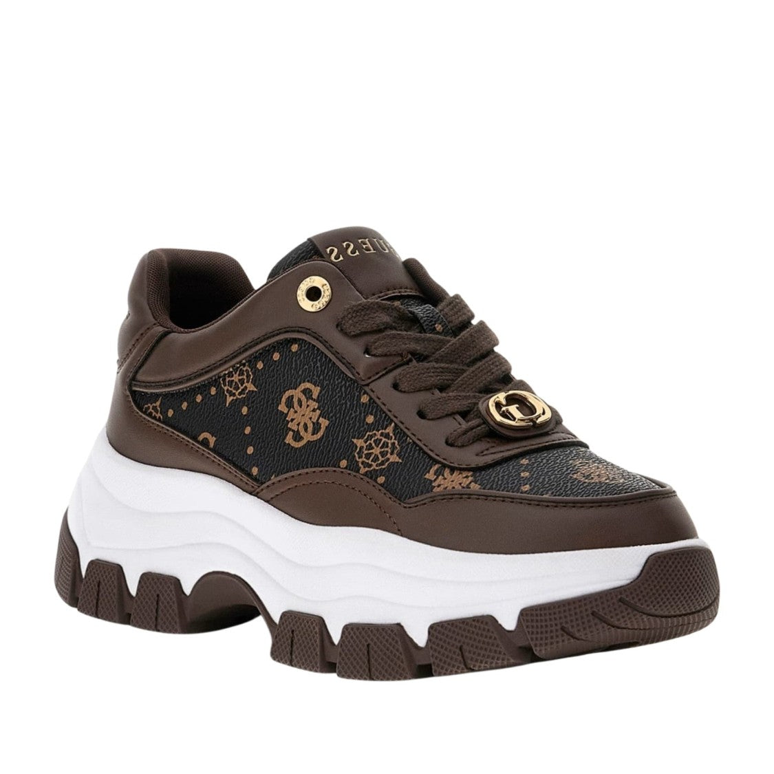 Guess Brown Berrett2 Chunky Sneakers