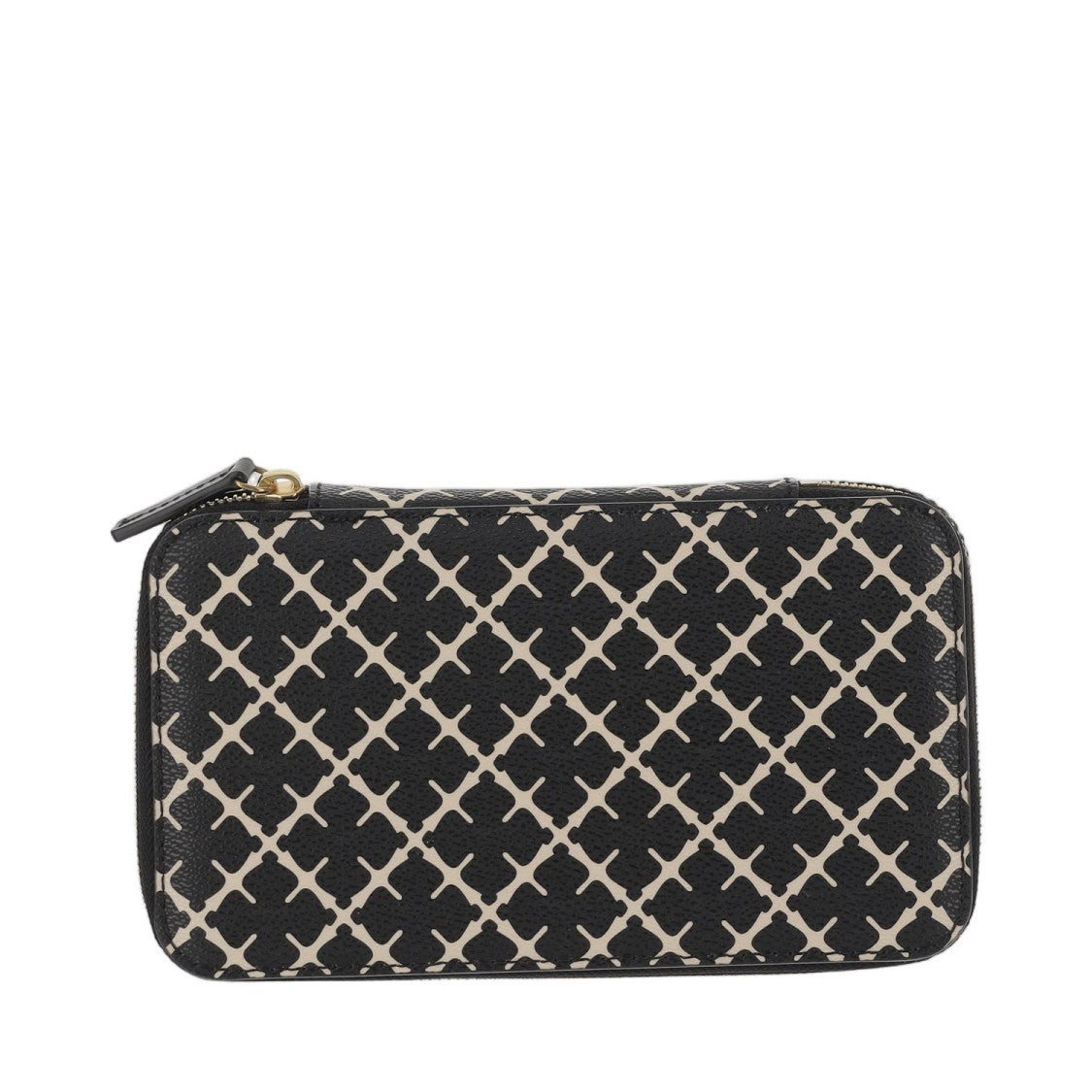 By Malene Birger Black/White Flower Print Jewelry Pouch