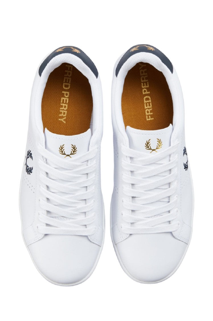 Fred Perry White Tennis Shoe