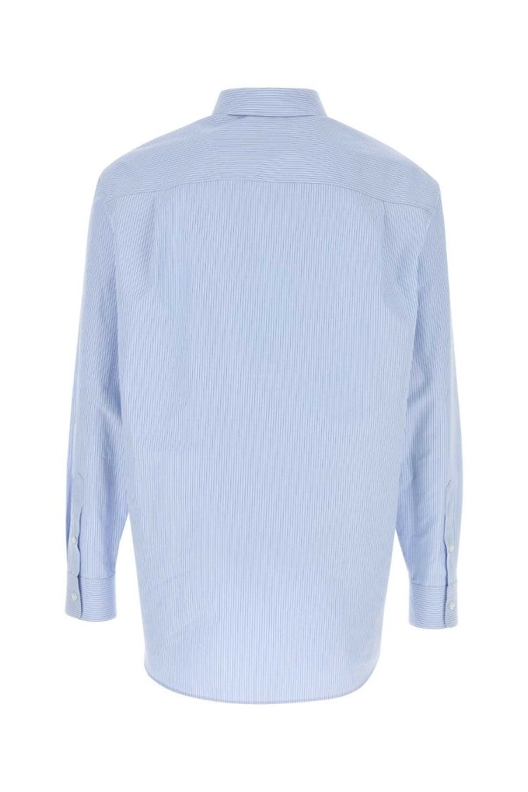 Gucci Embroidered Poplin And Satin Shirt
