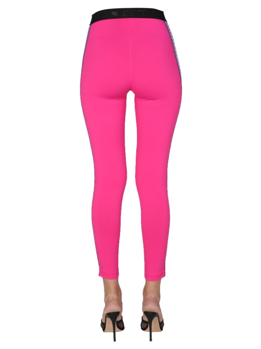 Etro Pink Logoed Leggings