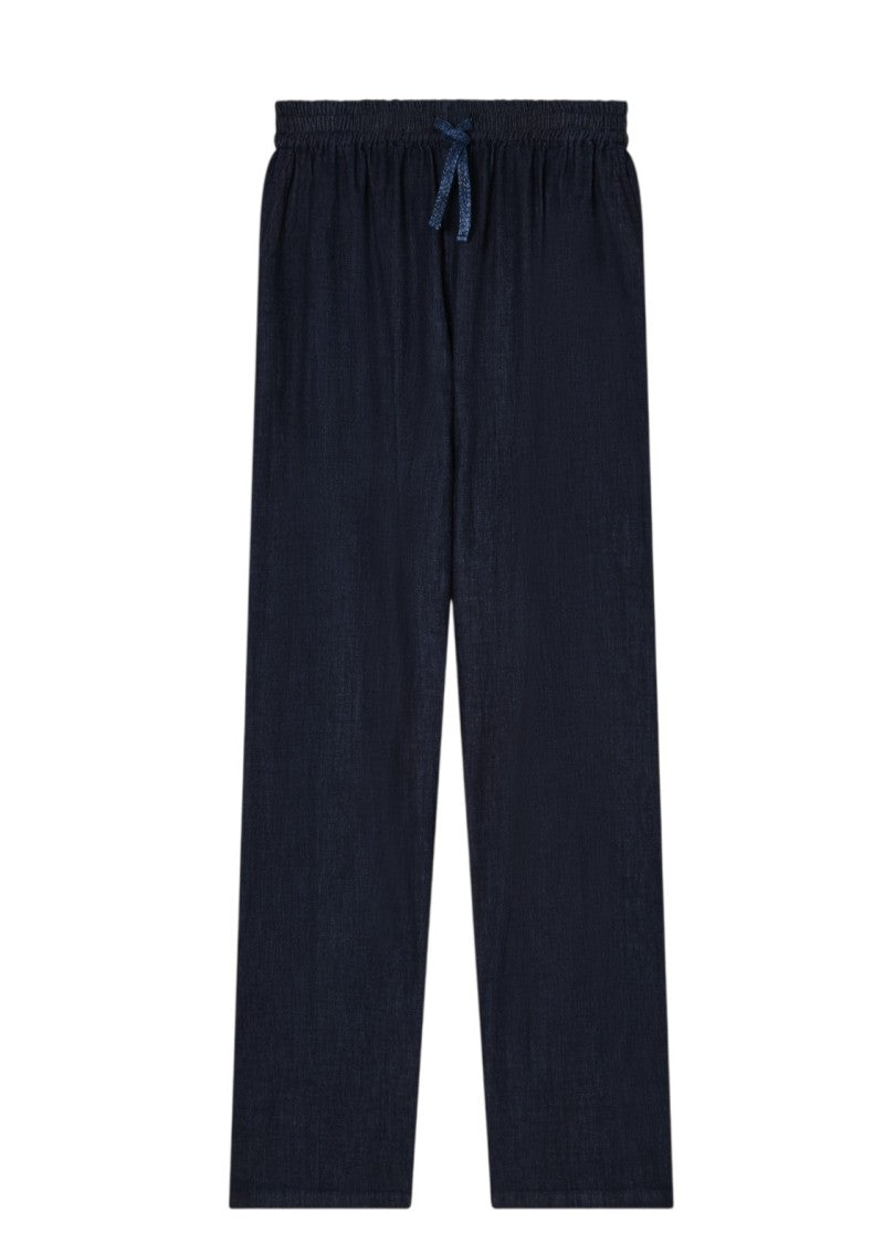 Emporio Armani Lightweight Denim Drawstring Trousers