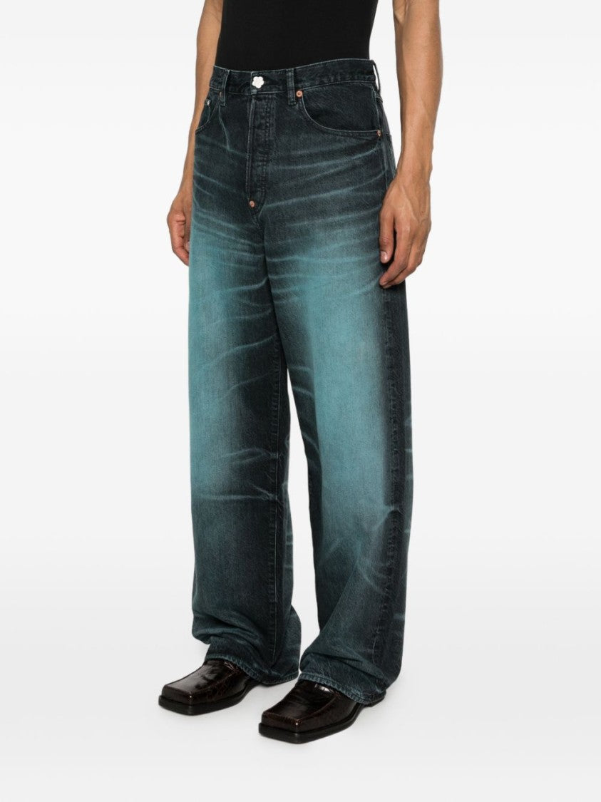 Kenzo Silk And Nylon Straight Leg Trousers