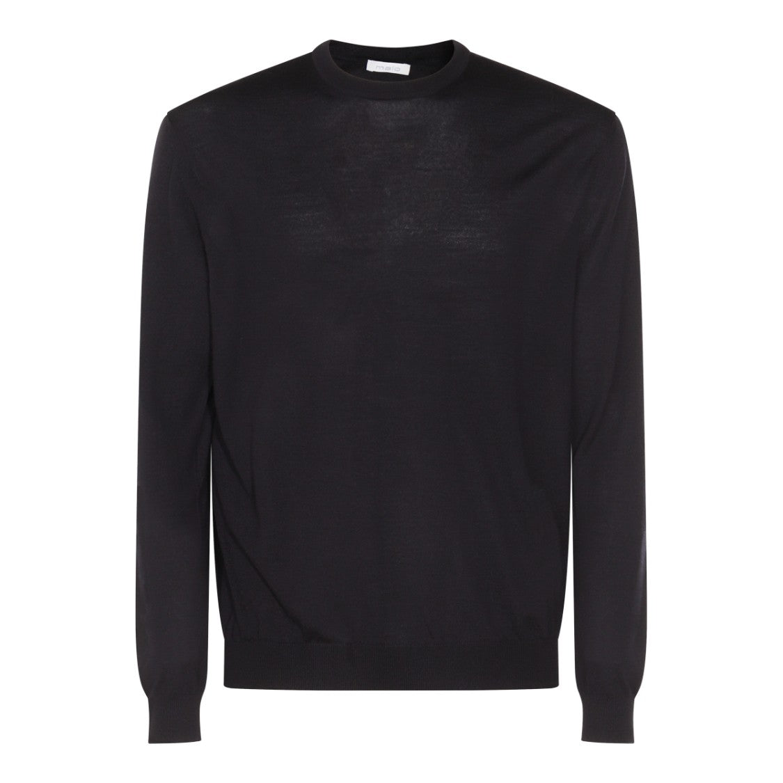Malo Blue Wool Crewneck Sweater
